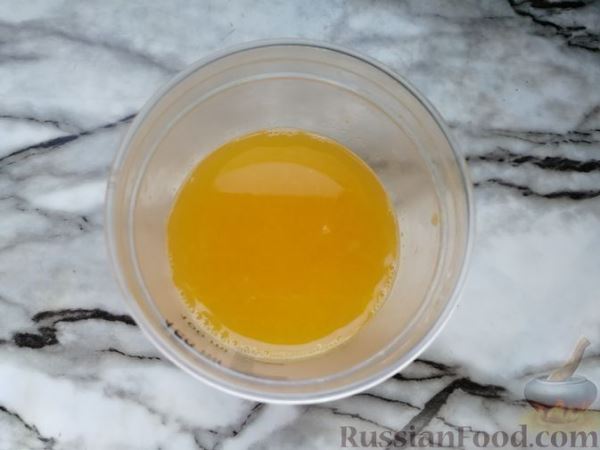 Хумус с апельсиновым соком