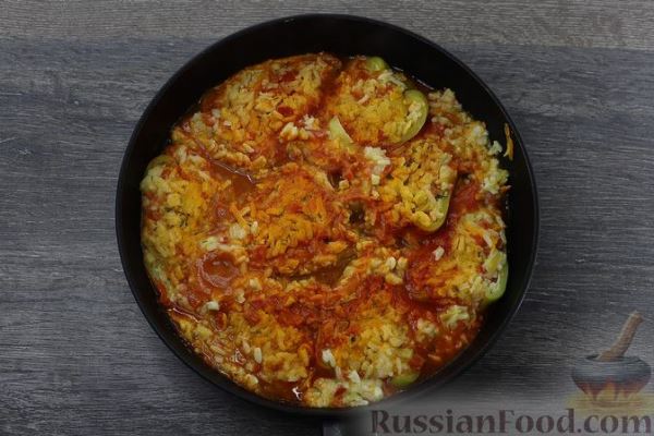 Перцы, фаршированные рыбой и рисом